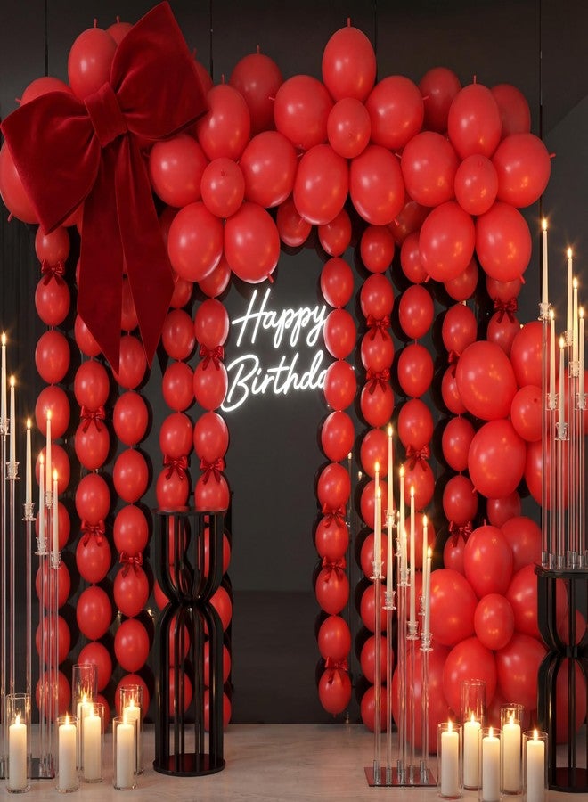 Meanplan 100 Pcs Link Balloon Linking Balloon Latex Linkable Balloons Connected Wedding Party Decoration(Red,10 Inch) - Image 3