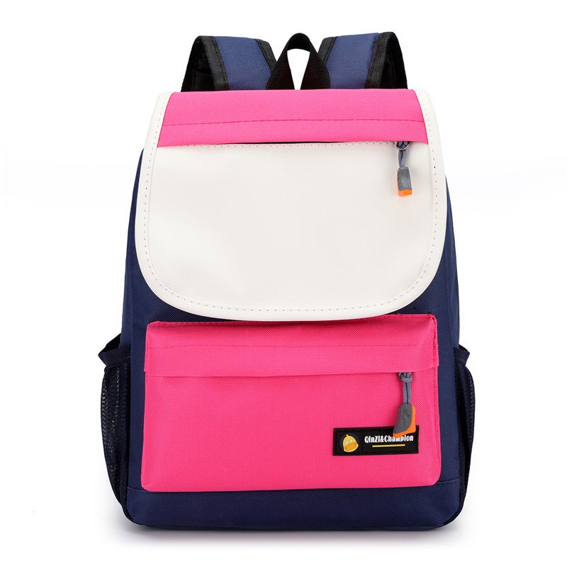 Custom Kids Backpack Primary School Bags Pink 