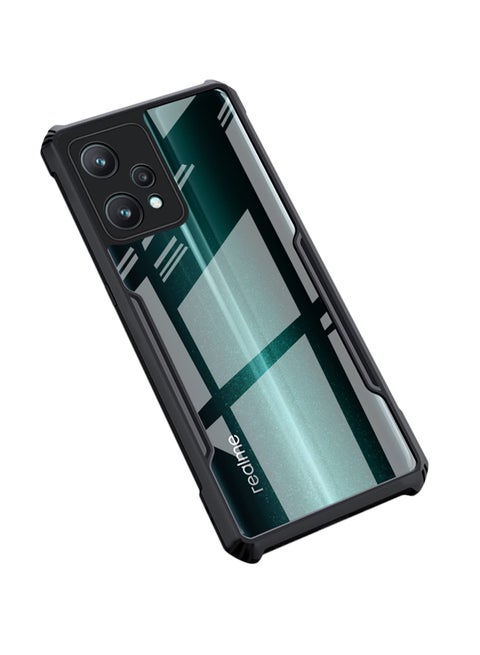 HAOYE Cover 360° Per Realme 9 Pro / Realme 9 5G Con Protezione Scherzo Integrata - Custodia Bumper In TPU E PC Doppio Strato - Trasparente E Nero
