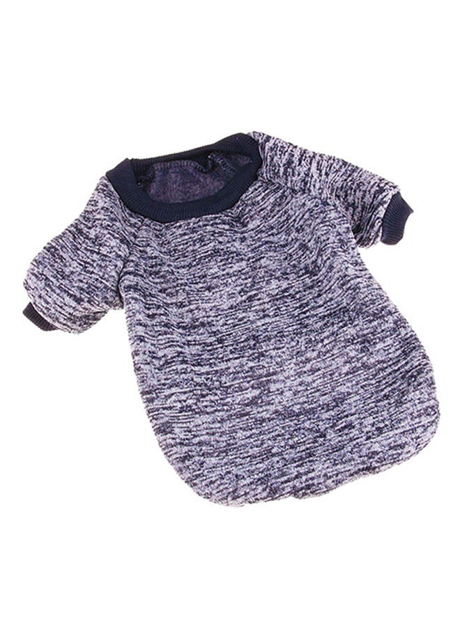 Generic 2-Feet Casual Winter Sweater With Hoodie Navy Blue Myard  - Image 1