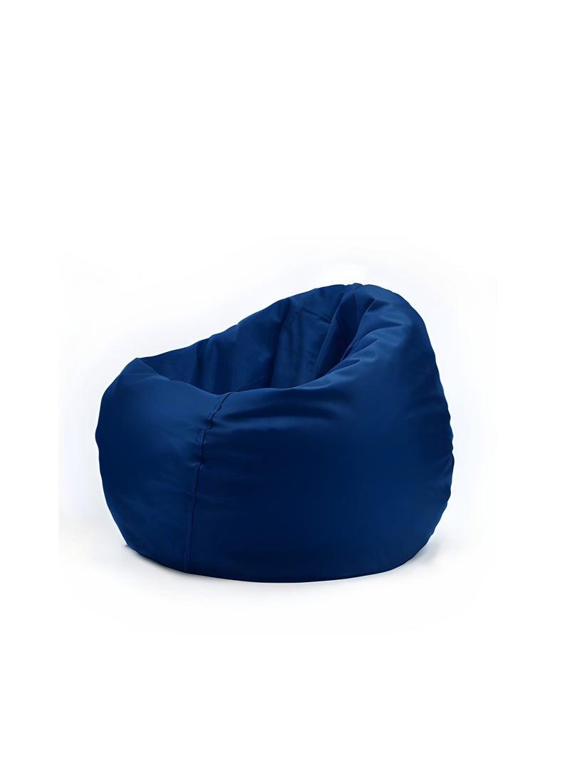 Fatbag Faux Leather Bean Bag with Polystyrene Beads Filling( Navy Blue) - pzsku/Z3A411423E5149982410BZ/45/_/1725442340/459c47db-5719-46c3-8327-204cf1581eec