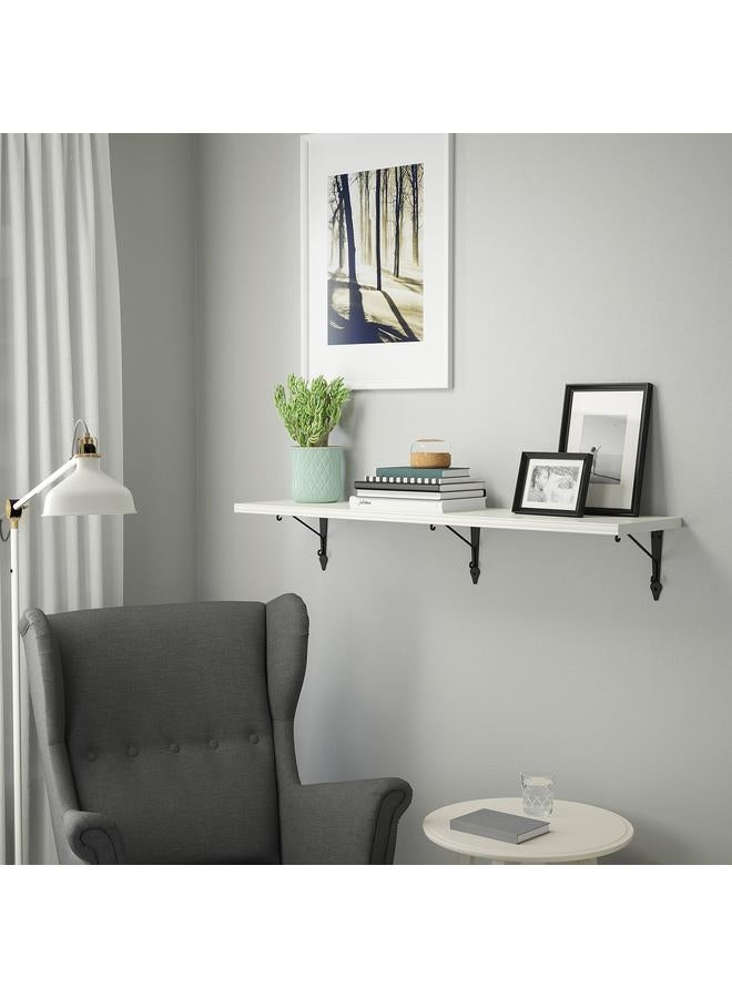 Green Tiger Wall Shelf, White/Anthracite, 120X30 Cm - Image 2