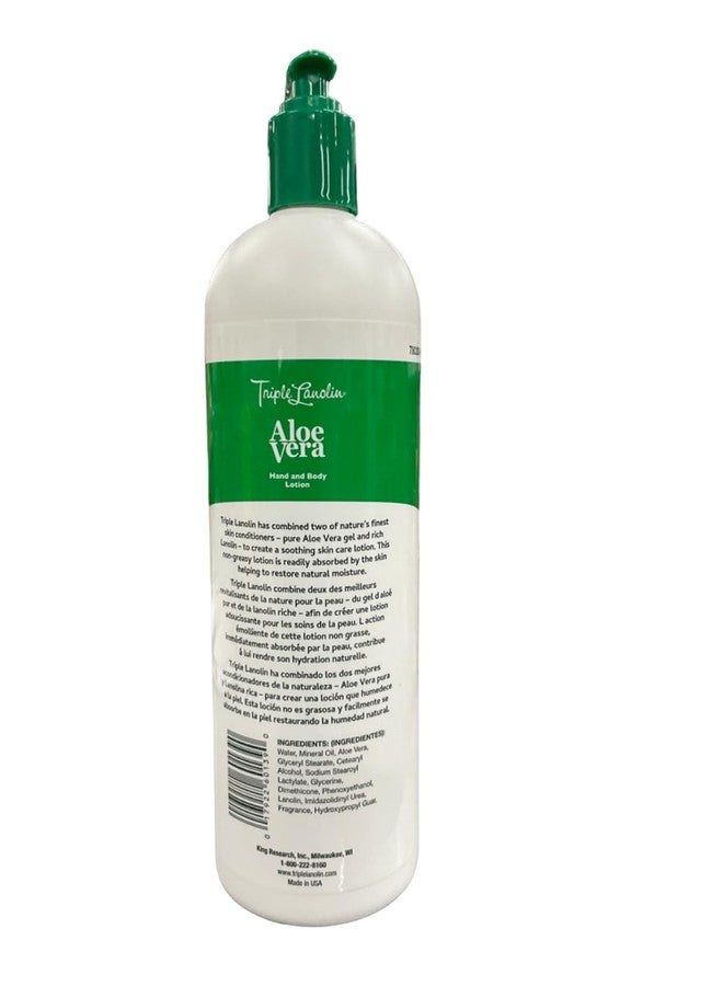 genius.nn Vienna Triple Lanolin Original 20oz Hand & Body Lotion Pump (3 Pack - Image 2