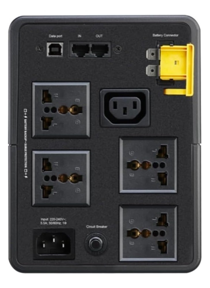 اي بي سي - APC Back-UPS 1200VA, 230V, AVR, Universal Sockets BX1200MI-MS - Image 1