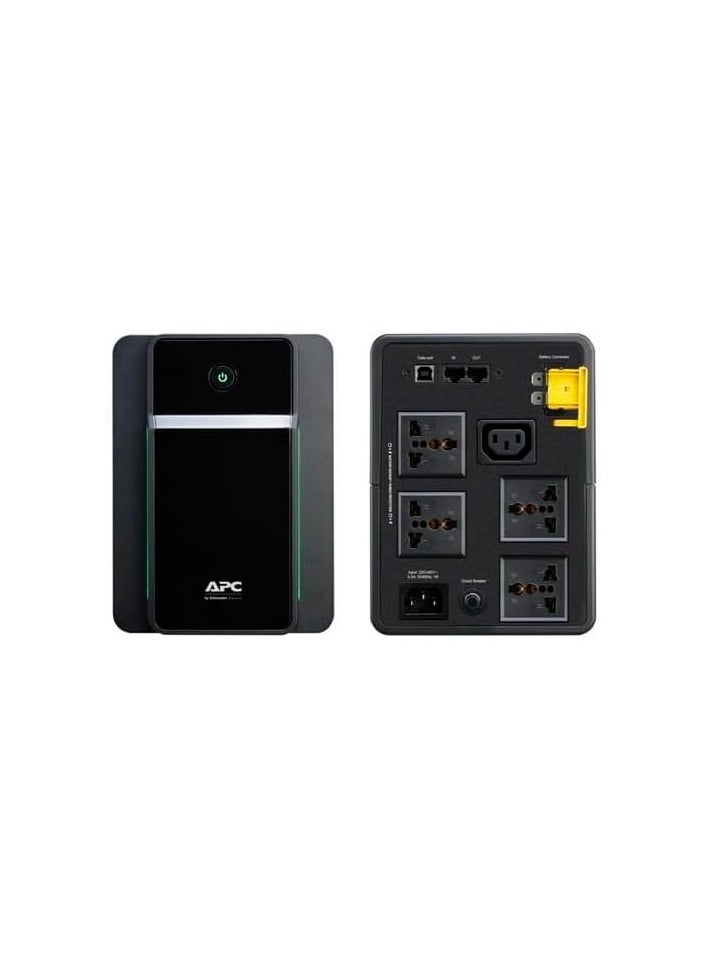 اي بي سي - APC Back-UPS 1200VA, 230V, AVR, Universal Sockets BX1200MI-MS - Image 1