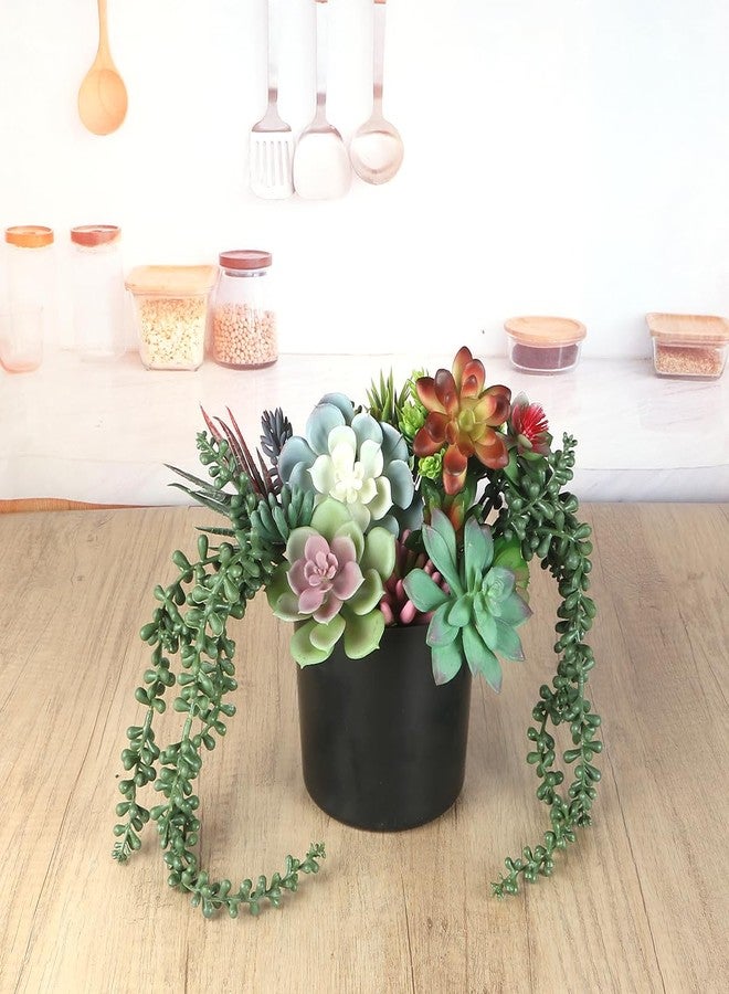 COTSEN 24 Pcs Artificial Succulent Plants Fake Succulent Plants Unpotted Faux Succulents Suitable for Office Family Restaurant Frame Kitchen Indoor Outdoor Decor - Image 3