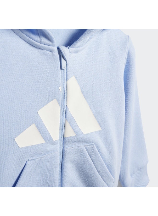 Adidas تي شيرت I BL FL FZ GLOBLU/WHITE - Image 3
