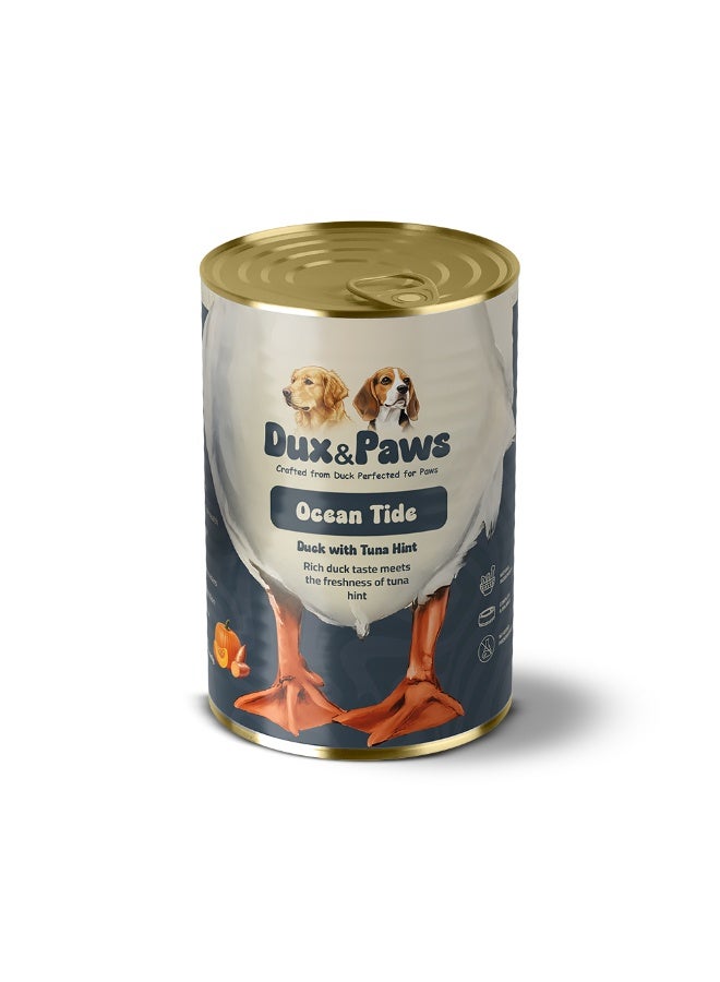 Dux&Paws Ocean Tide Premium Duck Paté for Dogs - 400g Net Weight | Hypoallergenic Single Protein Formula & Balanced Wet Food .pets food ,dogs food - Image 1
