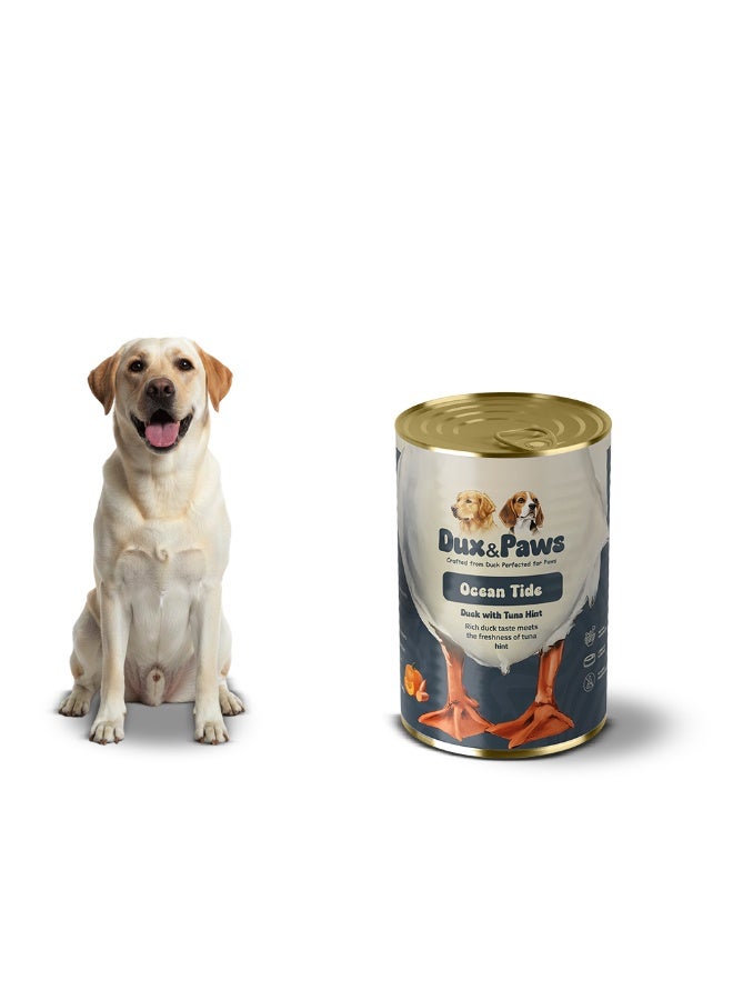 Dux&Paws Ocean Tide Premium Duck Paté for Dogs - 400g Net Weight | Hypoallergenic Single Protein Formula & Balanced Wet Food .pets food ,dogs food - Image 2