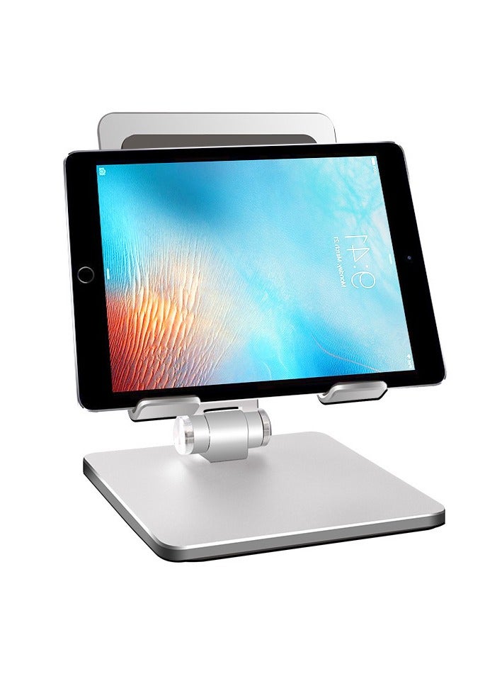 حامل لوحي من سبائك الألومنيوم قابل للتعديل، مناسب لجهاز iPad، تصميم محمول وسهل الاستخدام، حامل مكتبي قابل للتعديل، رف للاستخدام الحي - Image 1