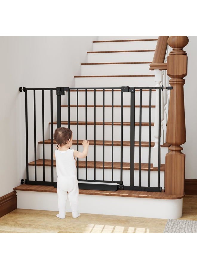 Miumoon 29.7-46" Auto Close Baby Gate for Stairs - Image 1