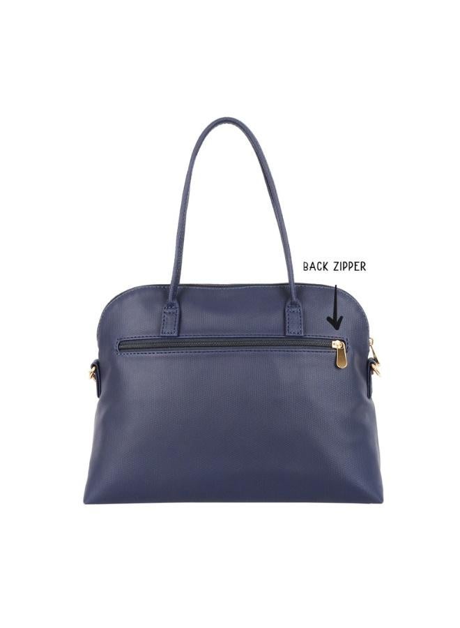 Baggit Women Blue Bowling Handbag Medium Size | Ladies Stylish Casual Purse Bag - Image 4