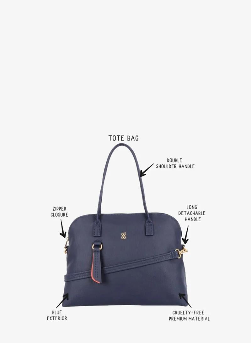 باجيت Baggit Women Blue Bowling Handbag Medium Size | Ladies Stylish Casual Purse Bag