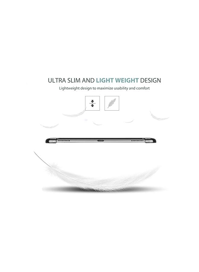 Procases Galaxy Tab A 10.1 Case 2019 Model T510 T515 T517 Slim Lightweight Stand Case Shell Cover For 10.1 Inch Galaxy Tab A Tablet Sm T510 Sm T515 Sm T517 2019 Release Black - Image 5