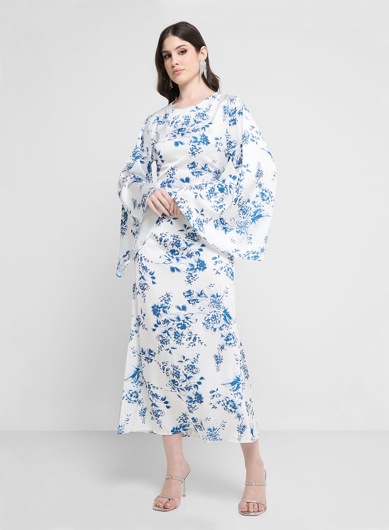 خزانة فستان بطبعة زهور - Image 1