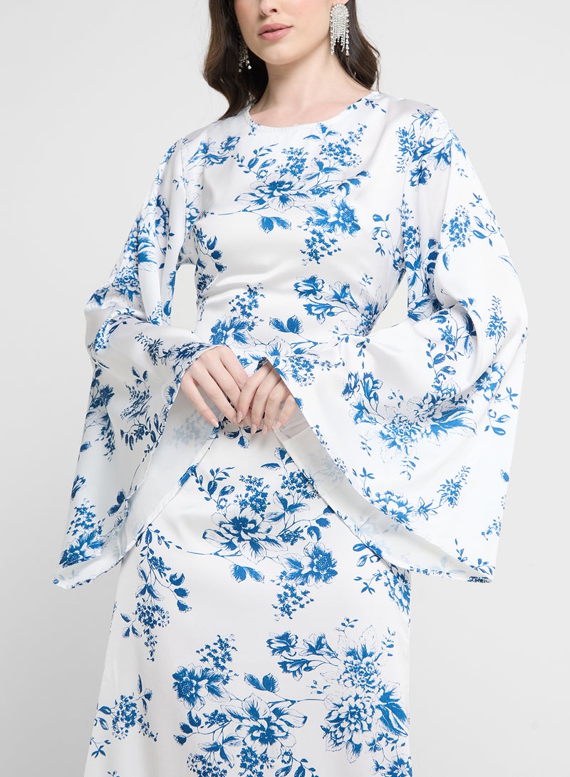 خزانة فستان بطبعة زهور - Image 3