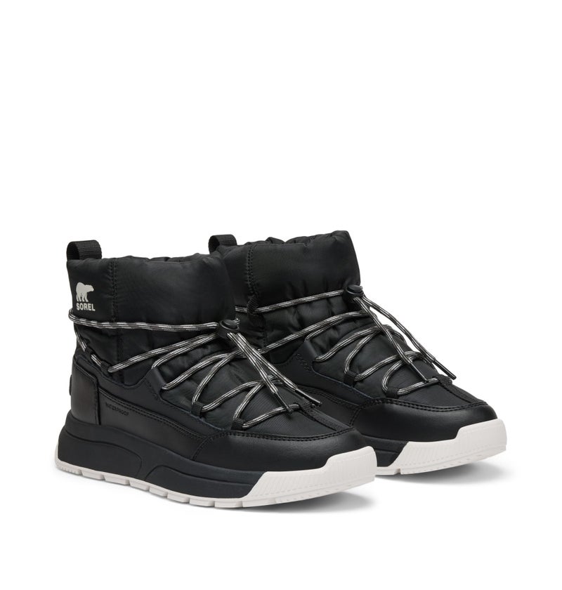 Sorel Women's Whitney III Slip-On Waterproof Winter Boot, Black/Sea Salt, 9 - Image 2