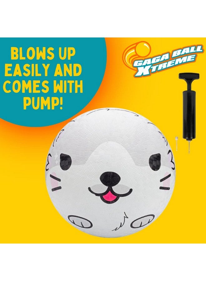 SCS Direct Gaga Ball 8.5 Inch Playground Balls with Air Pump (2pk, Animals)- Durable Rubber Balls Official Size for Dodgeball & Handball - Great for Outside Play, 4 Square & Game to Play at Kids Birthday Parties - Image 3