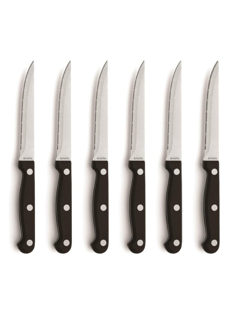 Amefa - Steak knife set on Blister card 6pcs. - Image 1