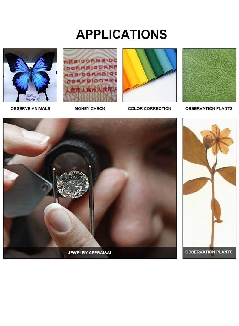 SYOSI Mobile Phone Microscope, 100X Pocket Size HD Optical Lens Digital Microscope with Universal Clip Compatible with 98% Smartphone, Portable to Carry for Microworld for Kids and Adults - Image 3