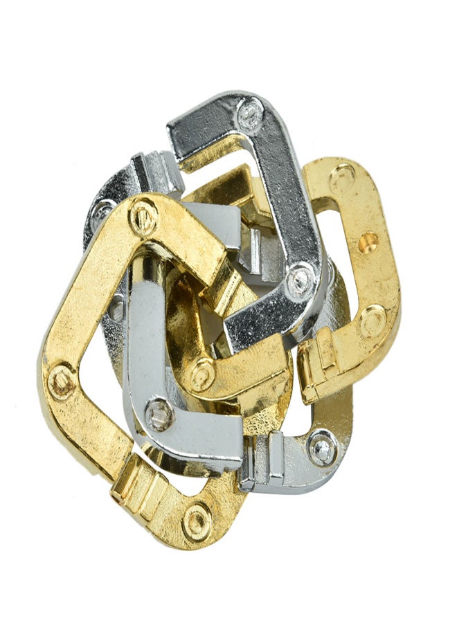 IQ Teaser Unlock Toy Adult Intelligent Puzzle Lock Educational Toy - Four Leaf Clover Lock - Image 1