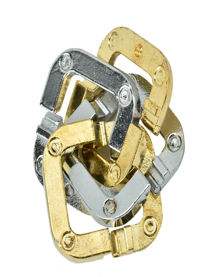 IQ Teaser Unlock Toy Adult Intelligent Puzzle Lock Educational Toy - Four Leaf Clover Lock - Image 2
