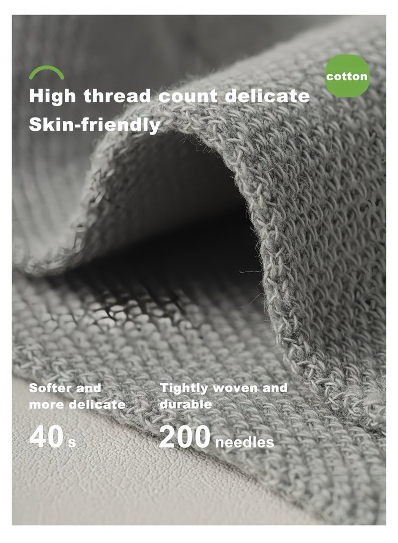 Lee Yon Men's Breathable Mesh Cotton Ankle Socks - 5 Pairs, Lightweight and Comfortable for Spring, Summer, and Fall (Black, White, Light Gray, Green, Dark Gray) - Image 5