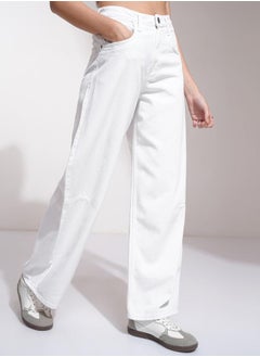 Tokyo Talkies High Rise Loose Fit Stretchable Jeans by Styli  - Image 5