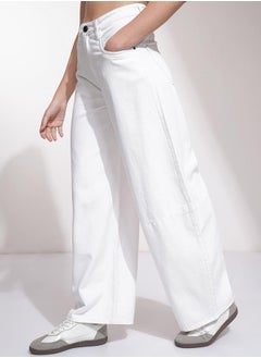 Tokyo Talkies High Rise Loose Fit Stretchable Jeans by Styli  - Image 3