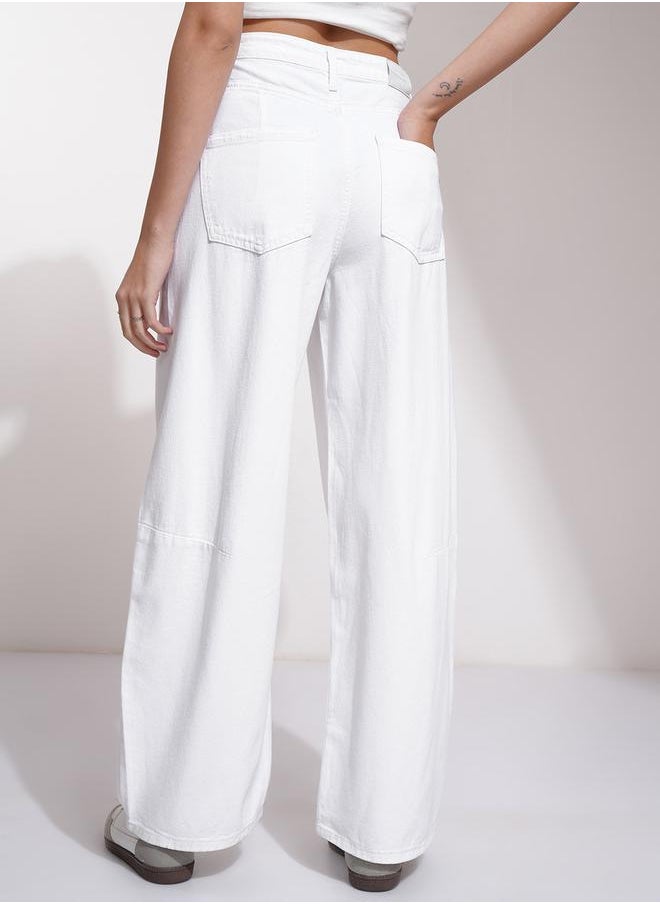 Tokyo Talkies High Rise Loose Fit Stretchable Jeans by Styli  - Image 2