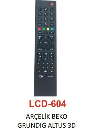 Lisinya Arcelik - Beko - Grundig - Altus 3D TV Remote - LCD 604 ( )