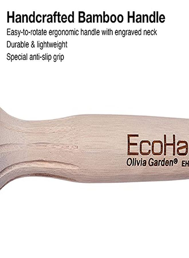 Olivia Garden Ecohair Thermal Round Bamboo Hair Brush Eh34 1 1/4" - Image 4