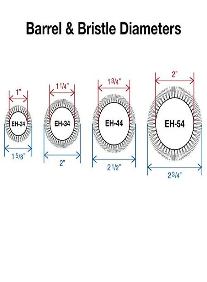 Olivia Garden Ecohair Thermal Round Bamboo Hair Brush Eh34 1 1/4" - Image 5