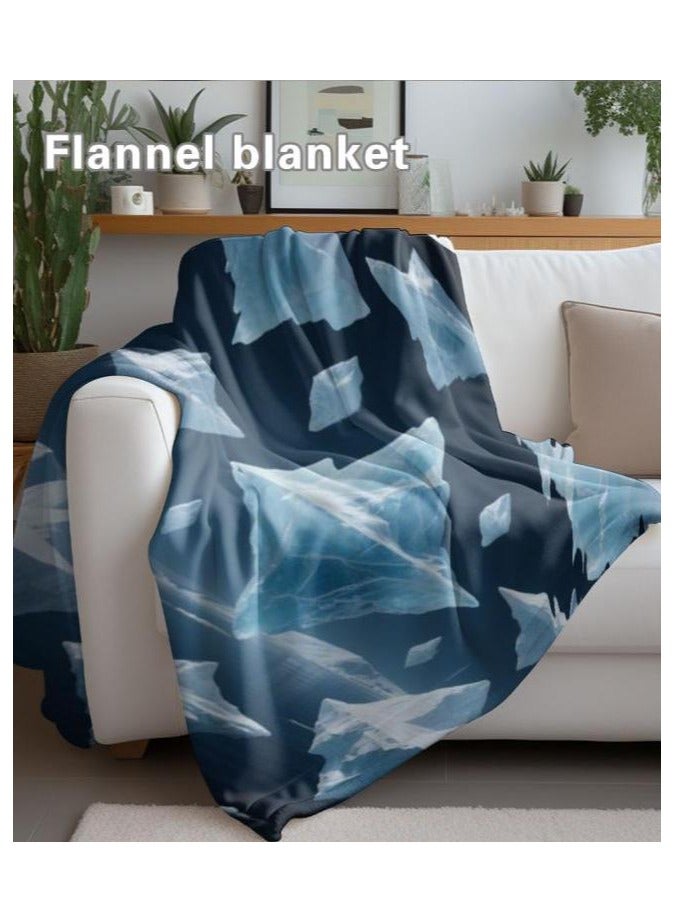 general Flannel thin blanket (warm and comfortable, suitable for sleep, gaming, dust removal and sandproof) 150cm*200cm - 713 - Image 5