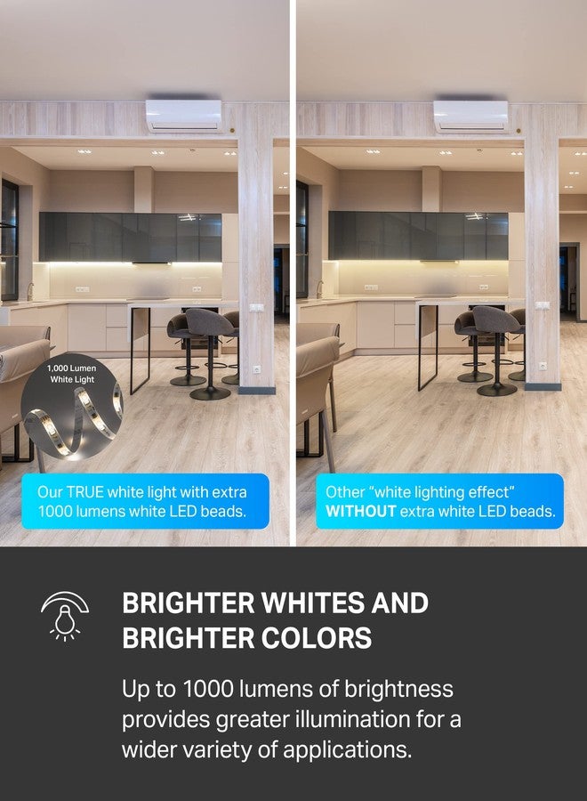 تابو شريط إضاءة LED ذكي Tapo L930-5 RGBWIC بطول 16.4 قدم، 1000 لومن، 16 مليون لون قابل للتعتيم، 50 منطقة لونية، متوافق مع Apple HomeKit/Alexa/Google Home، مزامنة مع الصوت، طلاء PU مقاوم للماء والغبار بمعيار IP44، قابل للقص، أبيض - Image 3