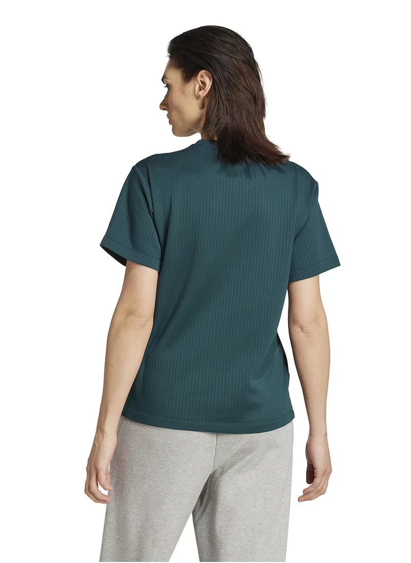 اديداس اوريجينالز Essential Wide Ribbed T-Shirt