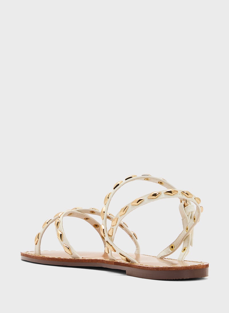 Ginger Crossover Strap Flat Sandal  - Image 3