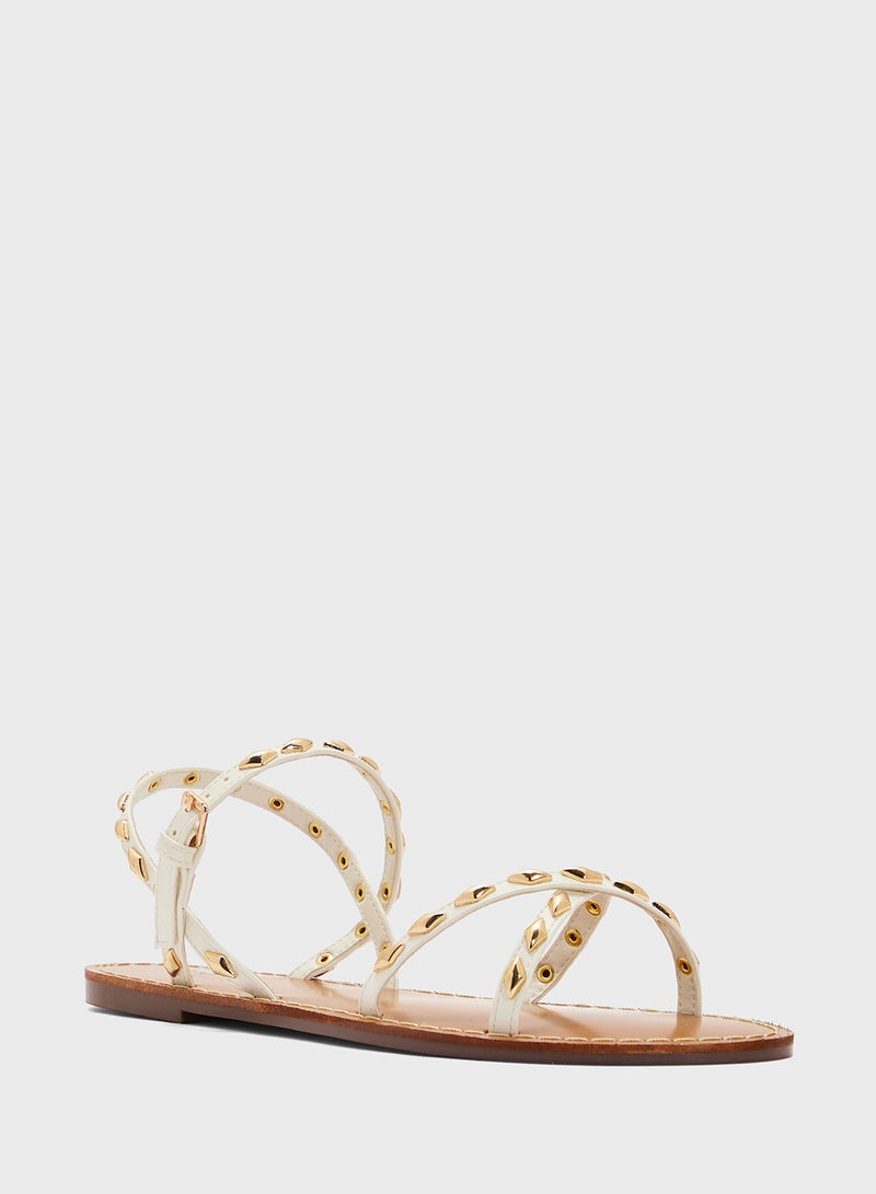 Ginger Crossover Strap Flat Sandal  - Image 2