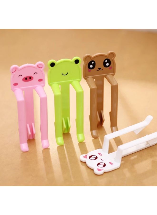 3pcs White Cartoon Trash Bag Holders Non Slip Plastic Clips For Garbage And Recycling Bins - Image 2