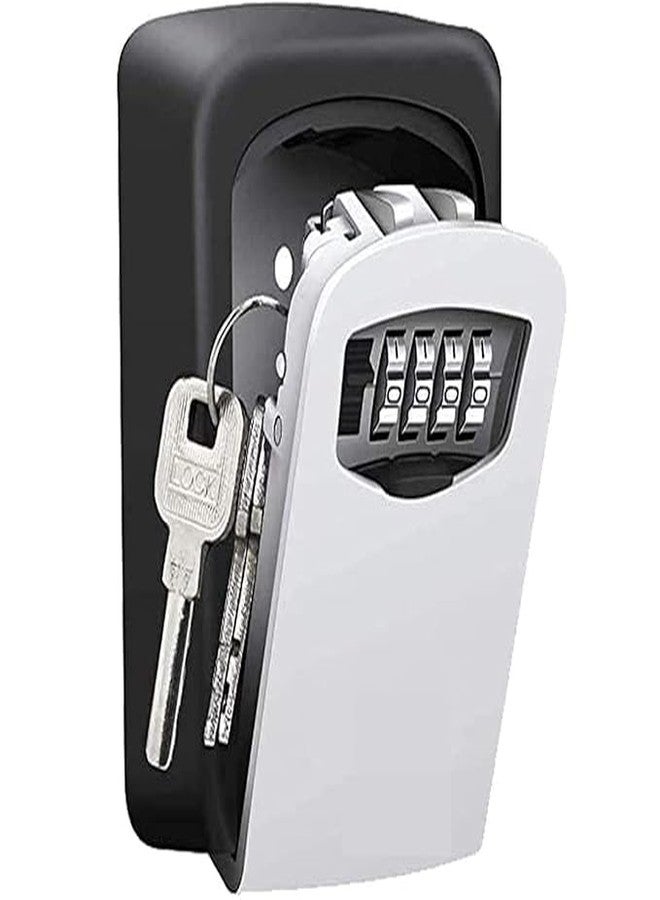 NIYAMKAAY Key Box Numeric Storage Box Key Safe with 4-Digit Resettable Numeric Code Combination Password Security Lock for Outside Home Office (Pack of 1) - Image 1