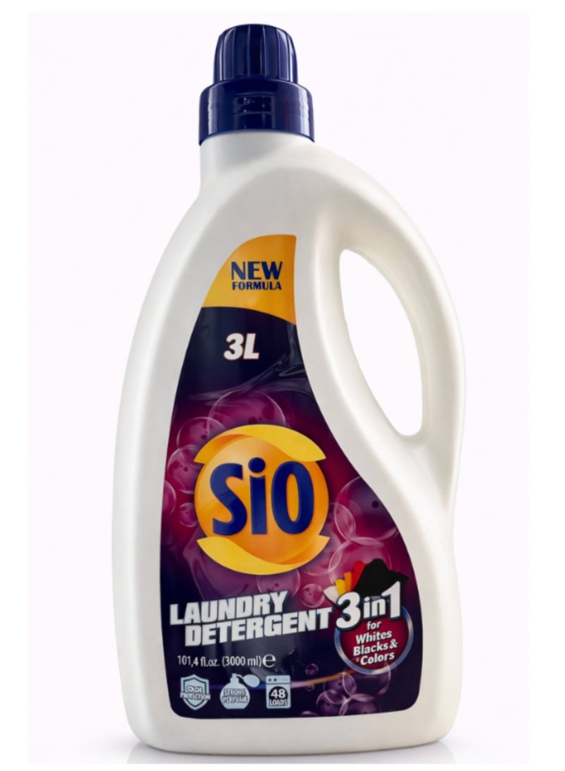 SIO LAUNDRY DETERGENT 3IN1 3L - Image 1