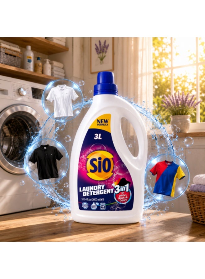 SIO LAUNDRY DETERGENT 3IN1 3L - Image 2