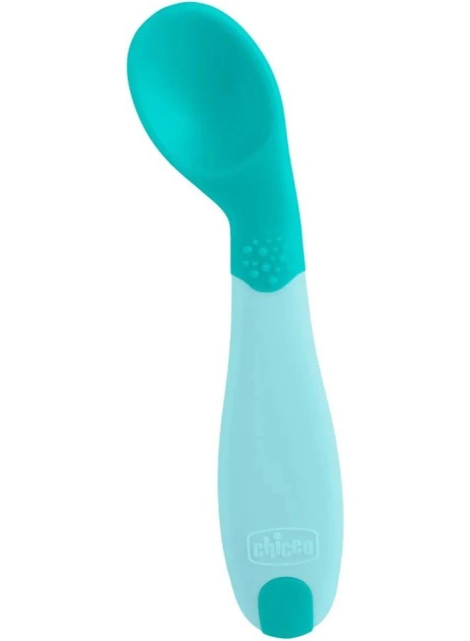Chicco Baby's First Spoon 8m+ Blue - Image 1