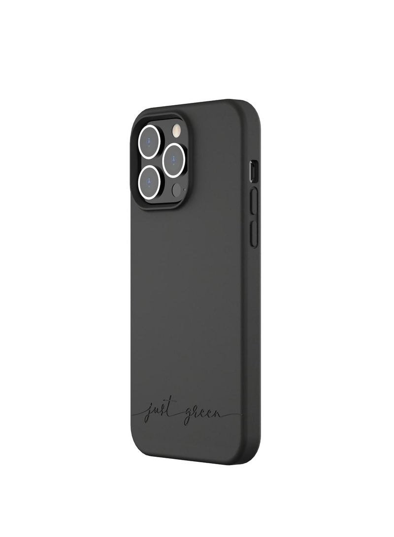 BIGBEN حافظة هاتف iPhone 14 Pro Max باللون الأخضر فقط، باللون الأسود الطبيعي - مصممة صديقة للبيئة - Image 3