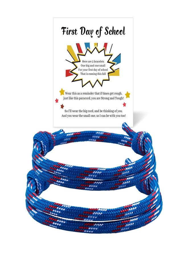 Tirdkid Back to School Gifts Mommy and Me Bracelets Kindergarten School Supplies First Day of School Bracelet Adjustable Bracelets for Girls Boys Gift - Image 1