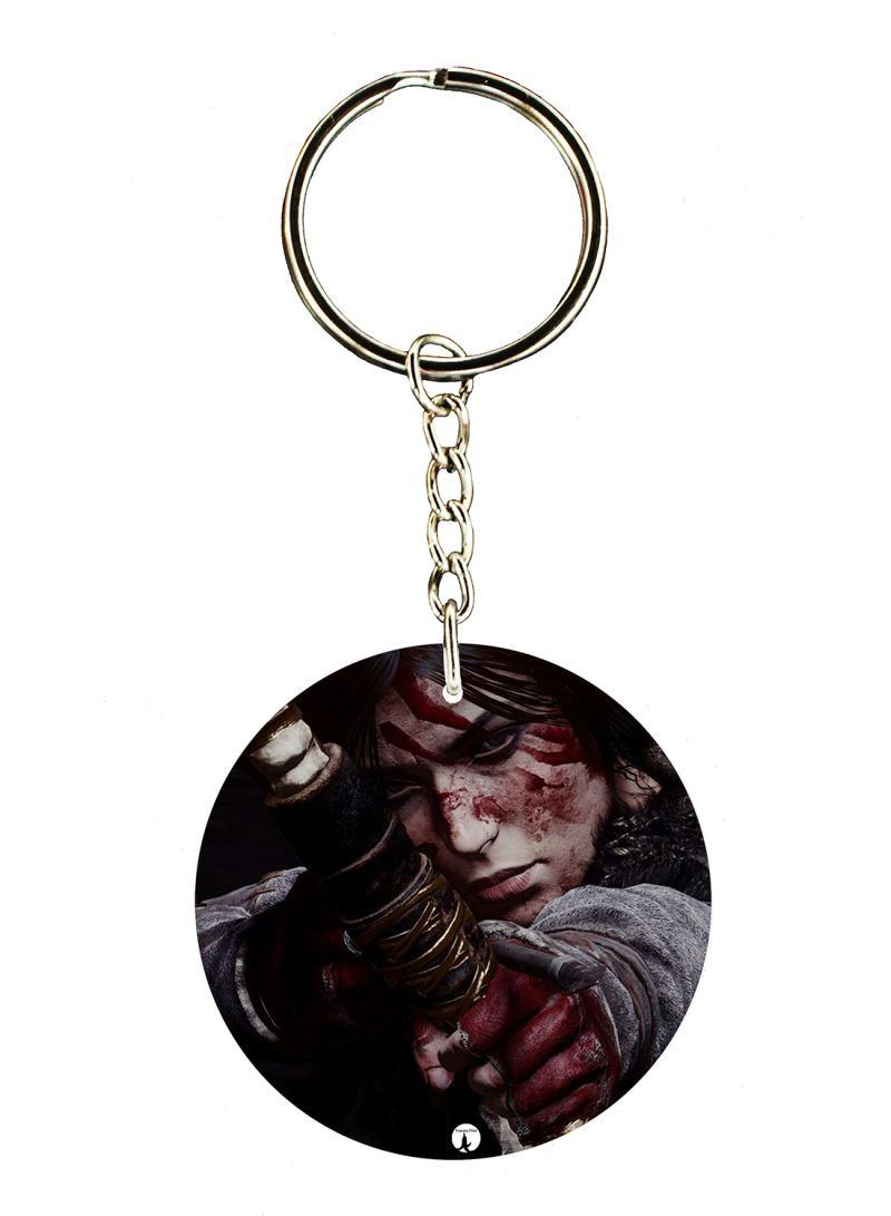 RKN Tomb Raider Printed Keychain