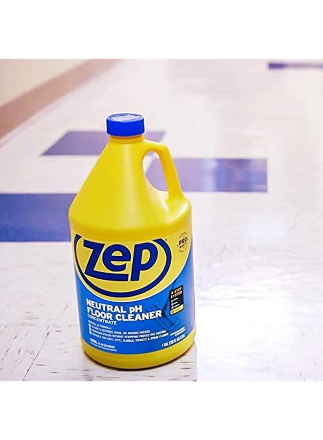 Zep Neutral pH Industrial Floor Cleaner. 1 Gallon (Case of 2) - ZUNEUT128 - Concentrated Pro Trusted All-Purpose Floor Cleaner  - Image 5