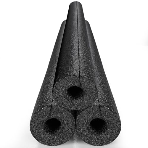 Pangda 3 Pack Pool Noodles 55 Inch Foam Noodles Swim Clamp Jumbo Hollow Foam Large Pre Slit Clamp Protection for Swimming Floating Craft Projects Padding BumperBlack - Image 1