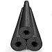 Pangda 3 Pack Pool Noodles 55 Inch Foam Noodles Swim Clamp Jumbo Hollow Foam Large Pre Slit Clamp Protection for Swimming Floating Craft Projects Padding BumperBlack - Image 3