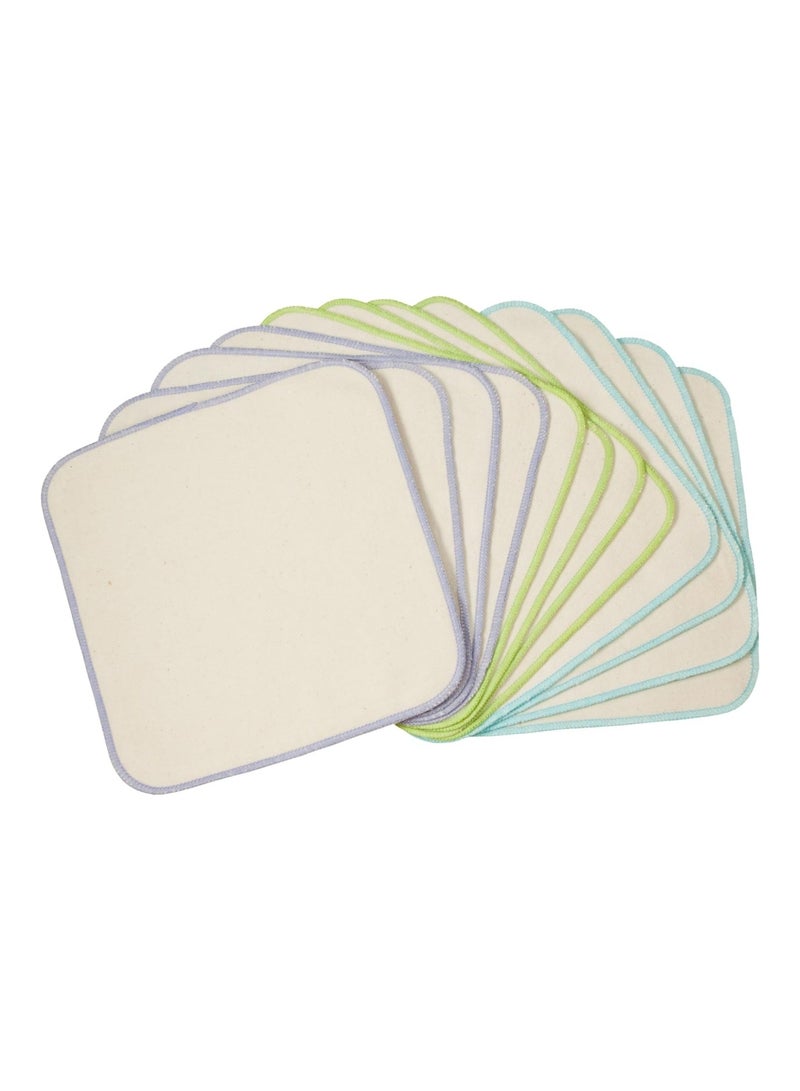 OsoCozy Organic Flannel Baby Wipes 12 Pack - Image 1